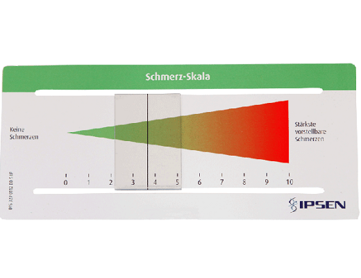 Datenschieber Schmerzskala