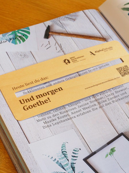 Besonders nachhaltig: Holz-Lesezeichen